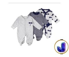 Sleepsuit Bayi 3 Pcs 0-9 Bulan