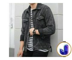 Jaket Jeans Denim Casual Pria