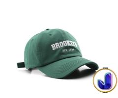 Topi Unisex Cap Hat Cotton Material Bordir Brooklyn Baseball