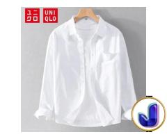 UNIQLO Kemeja Panjang Pria Casual Slimfit