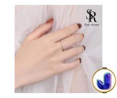 RoyStone - Cincin Wanita Tara Moissanite Perhiasan Lapis Emas 18K