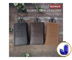Dompet Resleting Pria Kulit Asli Pendek Ori Zipper Wallet Reven Gerald