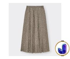 NQ Pattern Pleated Skirt | Rok Plisket Panjang