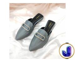Sepatu Mules Import Wanita Fashion Elegan Style