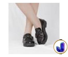 Sepatu Flat Kerja Loafres Wanita Docmart Korean Style